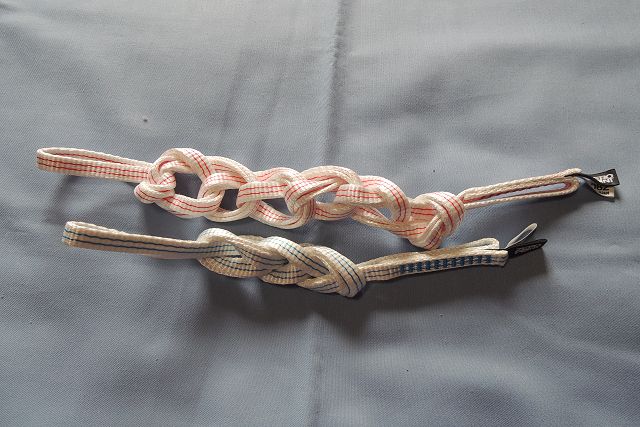 チェーンノットにしたダイニーマ スリング