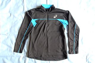 アシックス ランニング ハーフジップ長袖シャツ