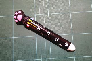 10色ボールペン 肉球