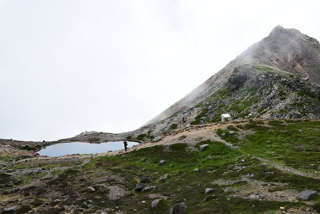 晴れていれば絶景かな?翠ヶ池