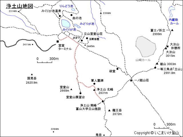 浄土山地図