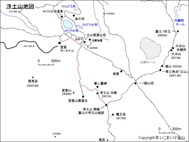 龍王岳地図