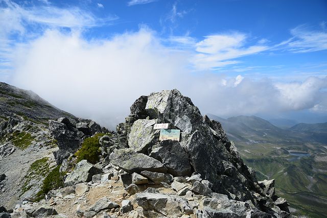 富士の折立山頂