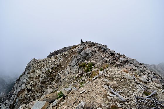 北薬師岳 山頂