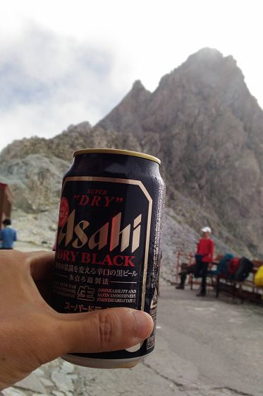 2016夏山、槍ヶ岳に乾杯